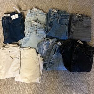 Abercrombie & Fitch Women's Jeans Collection - Blue, Black, Cream